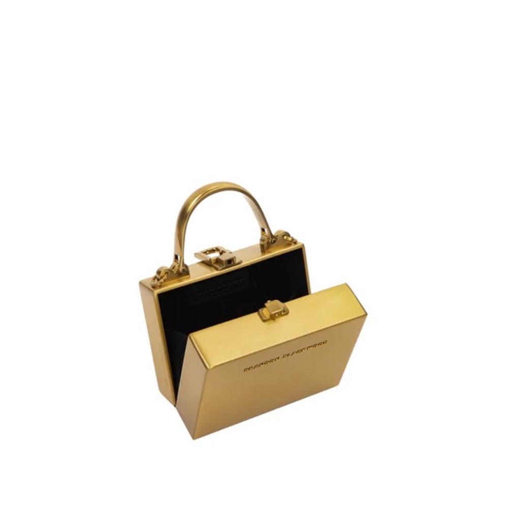 Brandon Blackwood Mini Kendrick Trunk- Gold - Picture 3 of 6